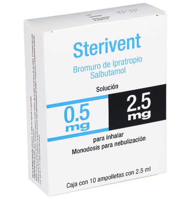 Generic Combivent 0.5/2.5mg 10 ampoloes Ipratropio/salbutamol